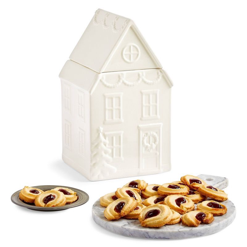 slide 4 of 5, Harry & David Cookie Jar with Strawberry Shortbread Cookies Christmas Gift Set - 9oz, 9 oz