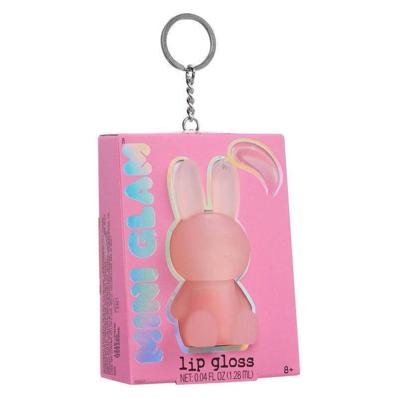 slide 3 of 9, Mini Glam Cosmetics - Bunny Lip Gloss Pink, 1 ct