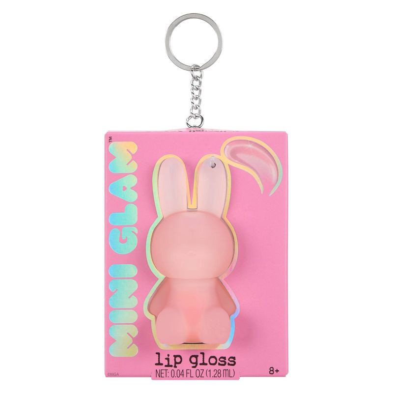 slide 1 of 9, Mini Glam Cosmetics - Bunny Lip Gloss Pink, 1 ct