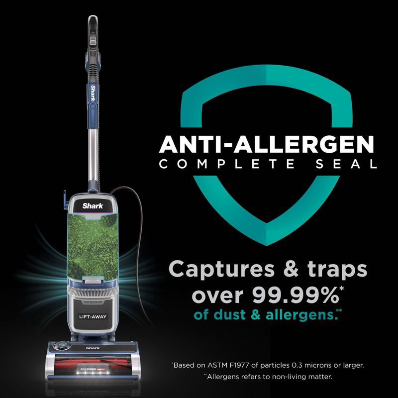 slide 12 of 12, Shark Lift-Away with PowerFins HairPro and Odor Neutralizer Technology Upright Vacuum LA486, 1 ct