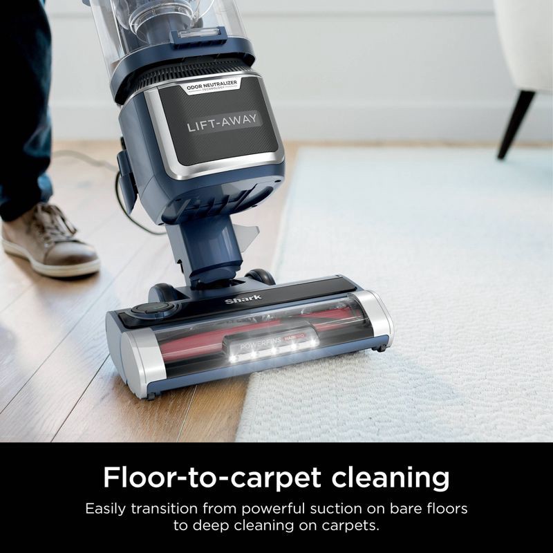 slide 5 of 12, Shark Lift-Away with PowerFins HairPro and Odor Neutralizer Technology Upright Vacuum LA486, 1 ct