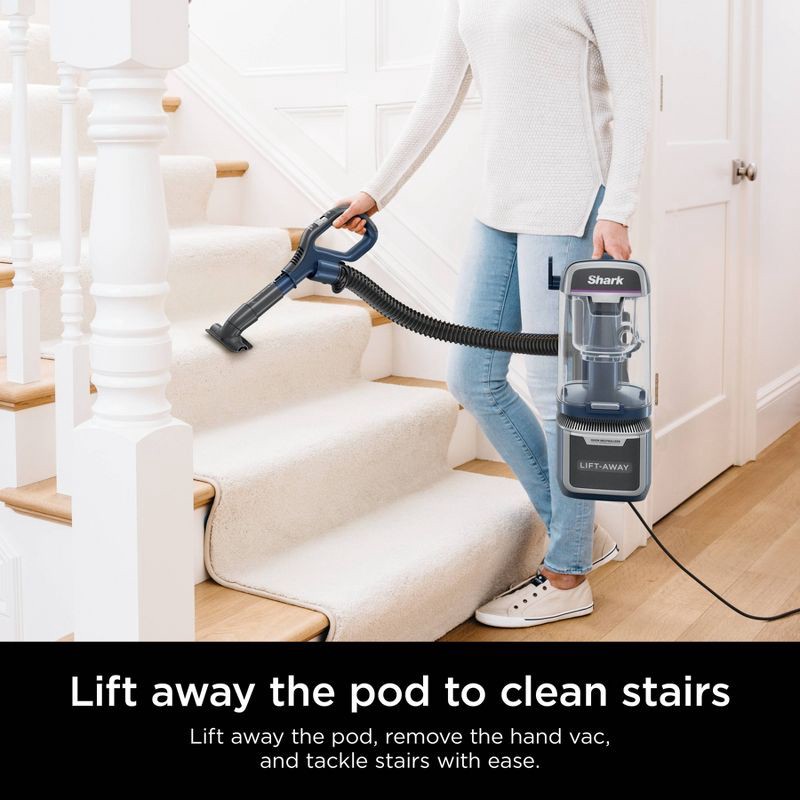 slide 6 of 12, Shark Lift-Away with PowerFins HairPro and Odor Neutralizer Technology Upright Vacuum LA486, 1 ct