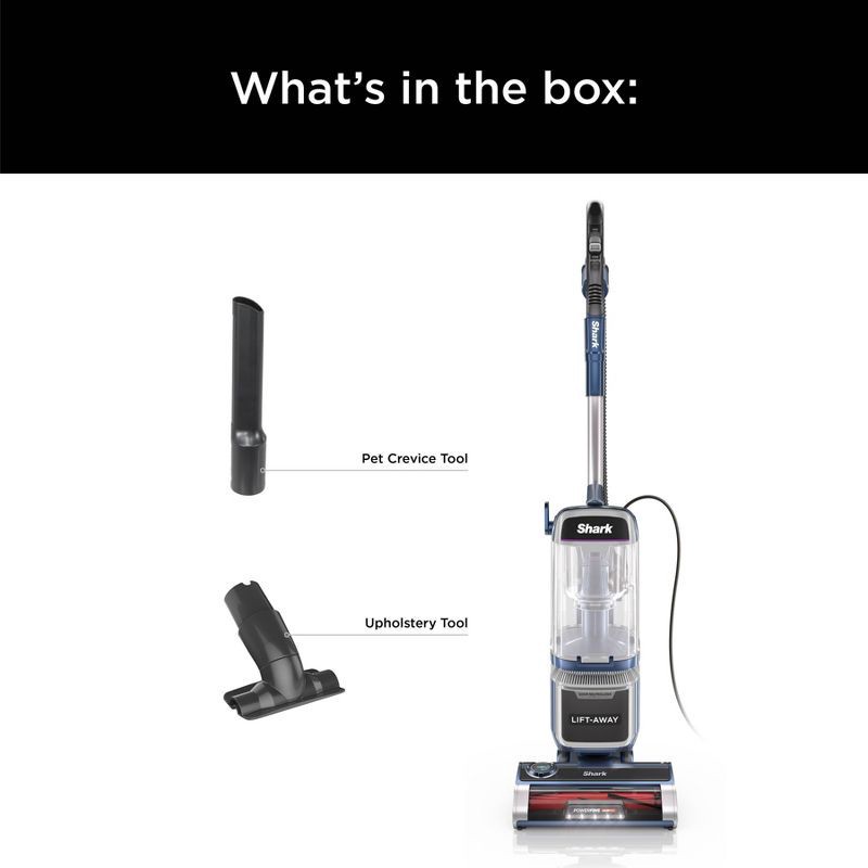 slide 10 of 12, Shark Lift-Away with PowerFins HairPro and Odor Neutralizer Technology Upright Vacuum LA486, 1 ct