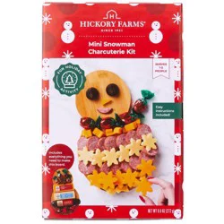 Hickory Farms Christmas Gift Set Snowman Charcuterie Kit - 9.6oz