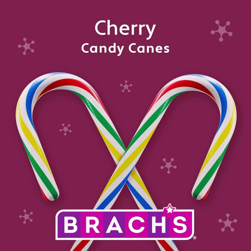 slide 3 of 8, Brach's Cherry Christmas Candy Canes - 5.3oz/12ct, 5.3 oz, 12 ct