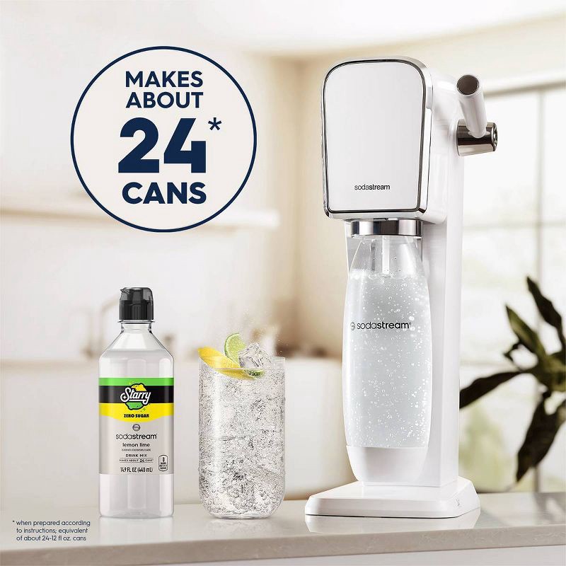 slide 3 of 9, SodaStream Starry Zero Sugar Lemon Lime Drink Mix, 1 ct