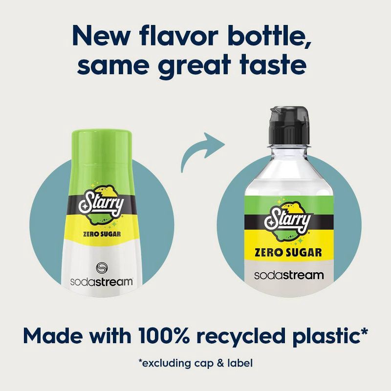 slide 6 of 9, SodaStream Starry Zero Sugar Lemon Lime Drink Mix, 1 ct