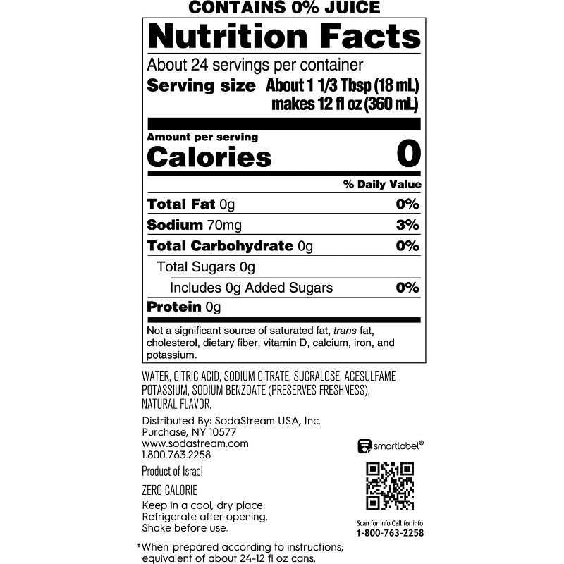 slide 9 of 9, SodaStream Starry Zero Sugar Lemon Lime Drink Mix, 1 ct