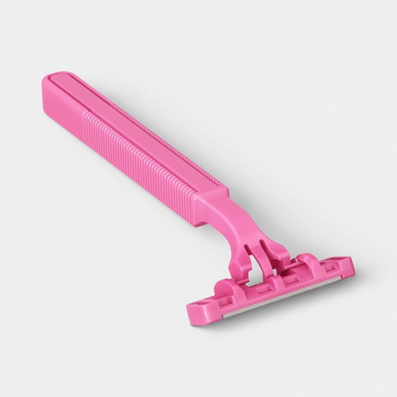 slide 1 of 3, Twin Blade Women's Razor - 12ct - Dealworthy™: Whole Body, All Hair Types, Manual, 12 ct