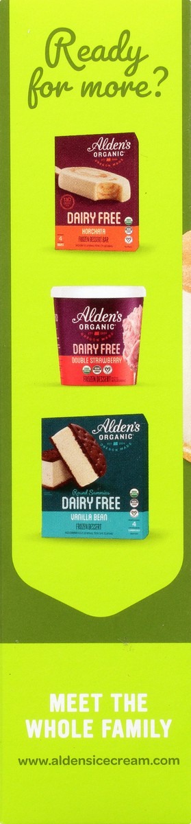 slide 8 of 9, Alden's Frozen Dessert, Dairy Free, Key Lime, Round Sammies, 4 ct