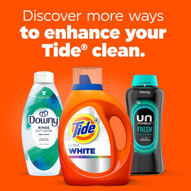 slide 9 of 12, Tide Scented Liquid Laundry Detergent HE White 94 Loads - 132 fl oz, 132 fl oz