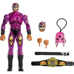 WWE Legends Ultimate Edition Rey Mysterio Action Figure & Accessories Set, 6" Collectible