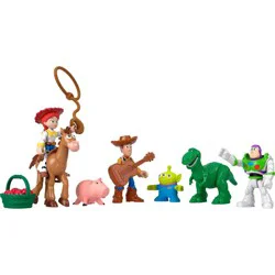 Fisher-Price Imaginext Disney and Pixar Toy Story Andy's Room Pack, Set with 7 Action Figures and 3 Accessories