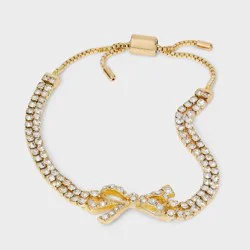 SUGARFIX by BaubleBar Bow You Didn't Bracelet - Gold