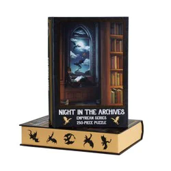 Kingdom of Threads Fourth Wing Night in the Archives Puzzle - 250pc