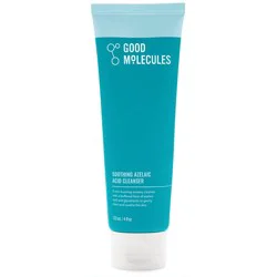 Good Molecules Soothing Azelaic Acid Face Cleanser - 120ml: Liquid Formula, Sensitive & Acne-Prone Skin