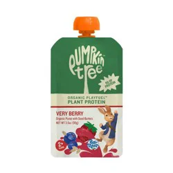 Peter Rabbit Organics Pumpkin Tree Organic Playfuel Plant Protein Very Berry Pouch - 3.5oz: Toddler, Pureed Baby Meals, Ready to Eat