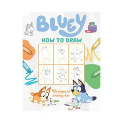 Penguin Publishing Bluey: How to Draw - by Penguin Young Readers Licenses (Paperback)