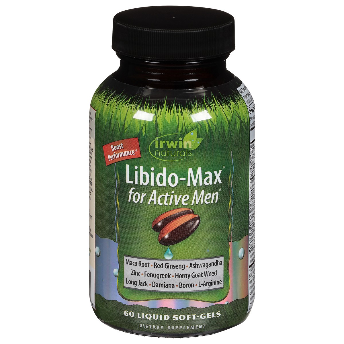 slide 1 of 12, Irwin Naturals Libido-Max for Active Men 60 Liquid Soft-Gels, 60 ct
