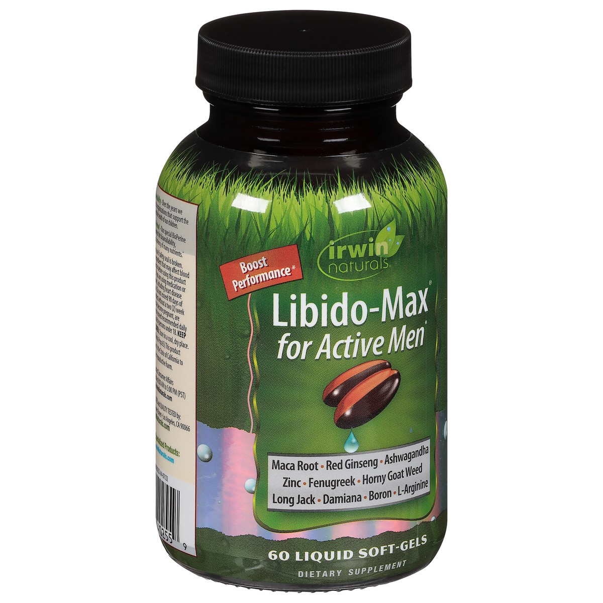 slide 2 of 12, Irwin Naturals Libido-Max for Active Men 60 Liquid Soft-Gels, 60 ct