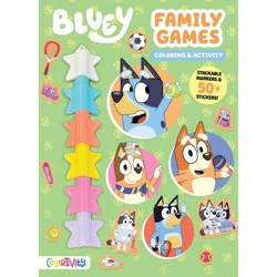 Bluey: Family Games - by Editors of Studio Fun International (Paperback)