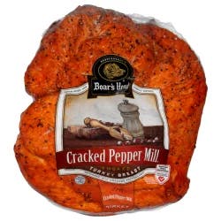 Boar's Head Deli Cracked Pepper Mill Smoked Turkey Breast (Thin Sliced)