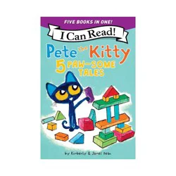 Harper Collins Pete the Kitty: 5 Paw-Some Tales - (My First I Can Read) by James Dean & Kimberly Dean (Paperback)