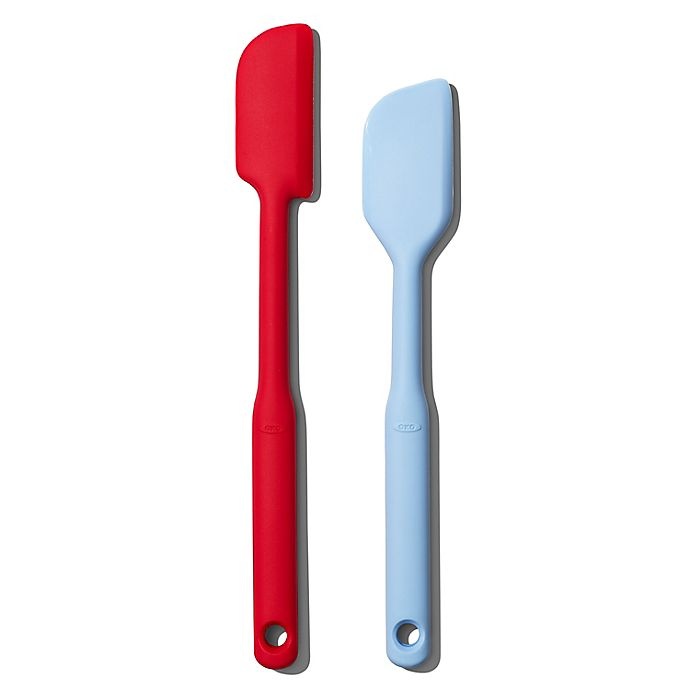 slide 1 of 5, OXO Good Grips Silicone Spatula Set, 2 ct