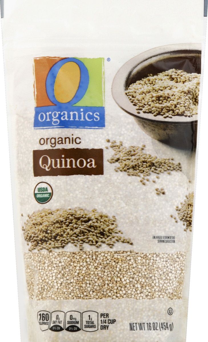 slide 2 of 2, O Organics Organic Quinoa, 16 oz
