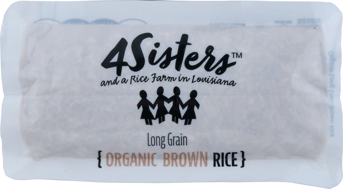 slide 9 of 9, 4Sisters Brown Rice, Organic, Long Grain, 2 lb