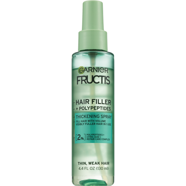 slide 1 of 1, Garnier Fructis Hair Filler Fullness Repair Leave-In Thickening Spray, 4.4 Oz, 4.4 oz