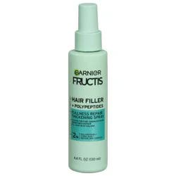 Garnier Fructis Hair Filler Fullness Repair Leave-In Thickening Spray, 4.4 Oz