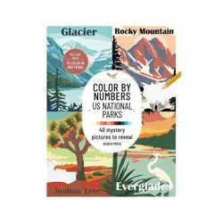 Random House Color by Numbers Us National Parks - by Search Press (Paperback)