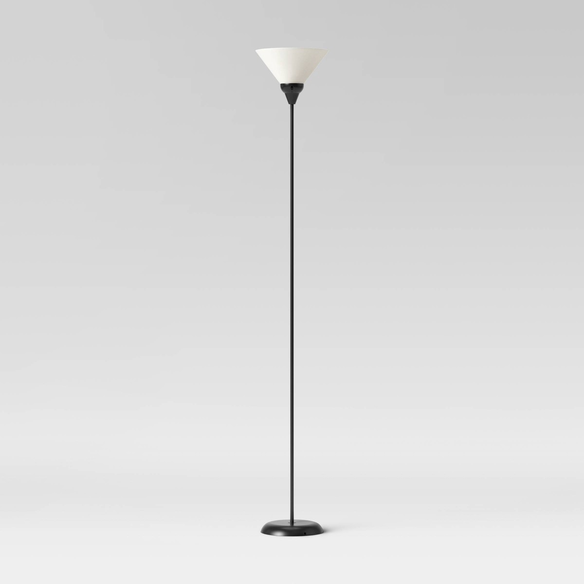 slide 1 of 1, Torchiere Floor Lamp Black - Room Essentials, 1 ct