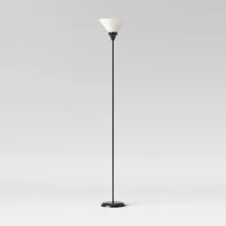 Torchiere Floor Lamp Black - Room Essentials