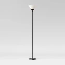 Torchiere Floor Lamp Black - Room Essentials