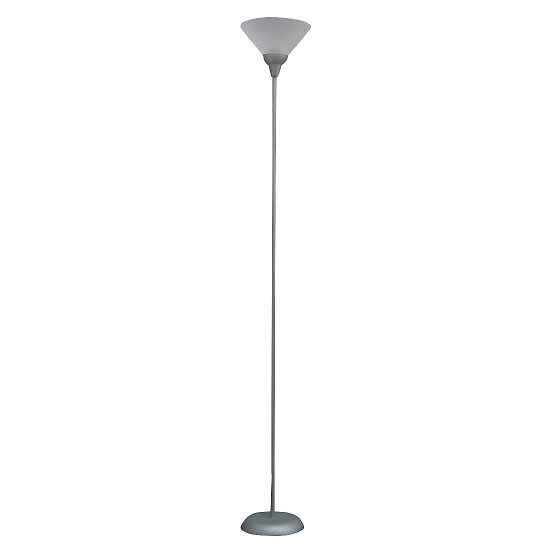 slide 1 of 1, Torchiere Floor Lamp Gray - Room Essentials, 1 ct