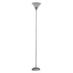 Torchiere Floor Lamp Gray - Room Essentials