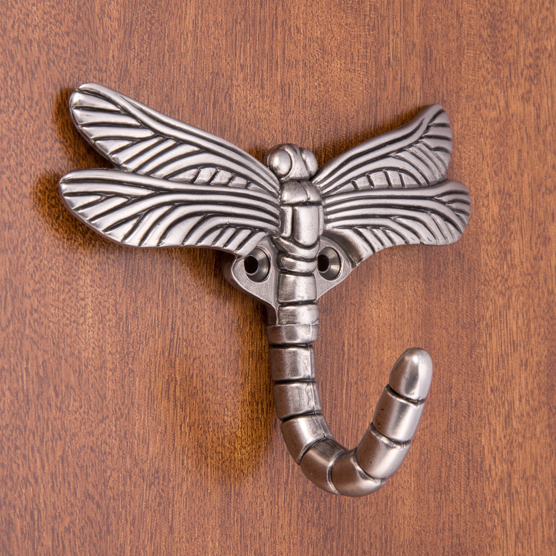 slide 2 of 6, allen + roth 1 -Hook 1.7638-in x 3.3386-in H Antique Pewter Decorative Wall Hook ( 25-lb Capacity), 1 ct