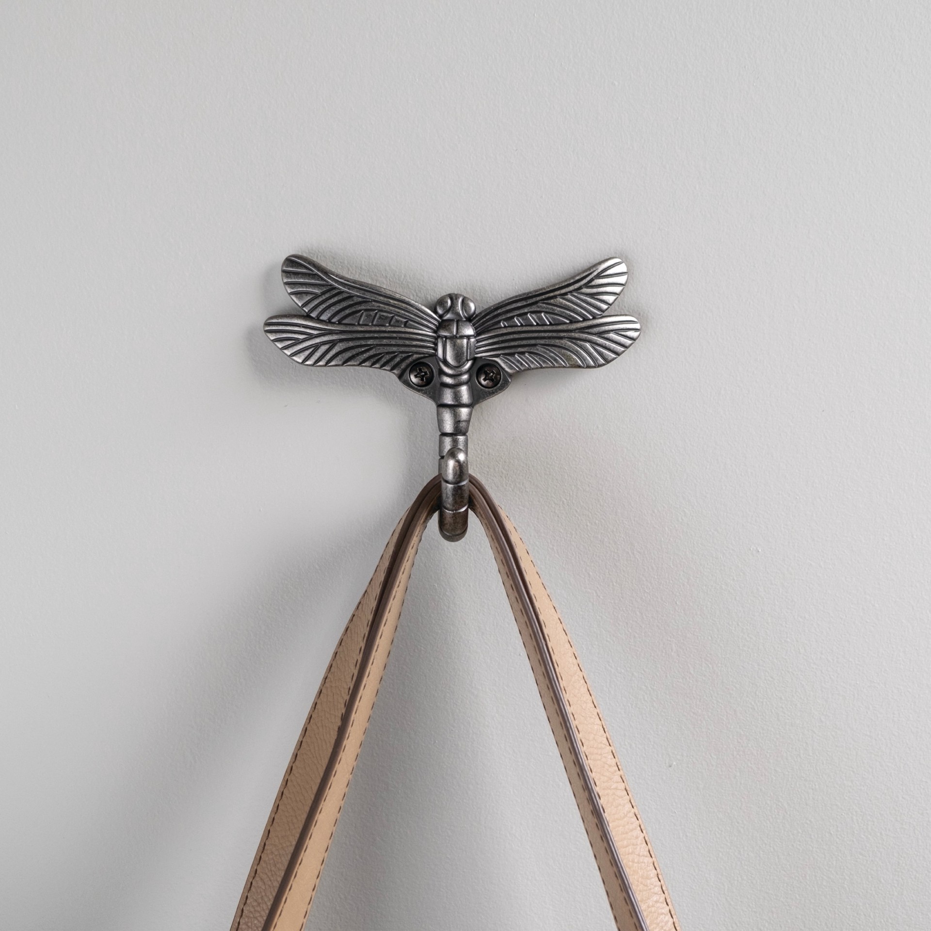 slide 3 of 6, allen + roth 1 -Hook 1.7638-in x 3.3386-in H Antique Pewter Decorative Wall Hook ( 25-lb Capacity), 1 ct