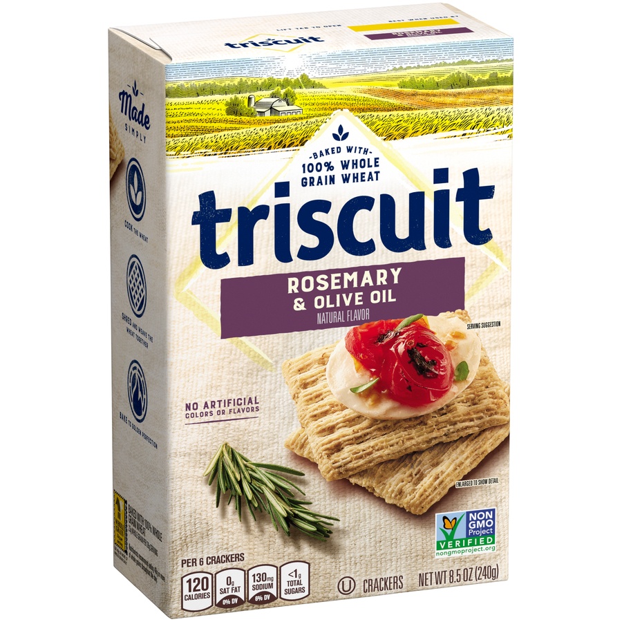 slide 3 of 9, Triscuit Rosemary & Olive Oil Crackers - 8.5oz, 8.5 oz