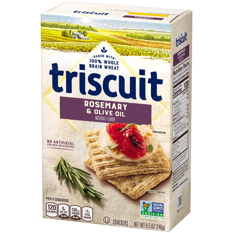 slide 4 of 9, Triscuit Rosemary & Olive Oil Crackers - 8.5oz, 8.5 oz