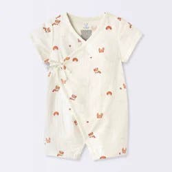Baby Boys' "Lil Shrimp" Gauze Wrap Romper - Cloud Island™ Cream 24M