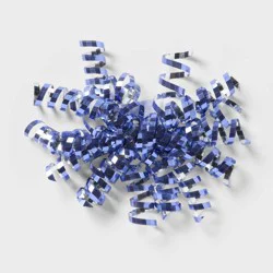 7" Curl Swirl Gift Bow Blue - Spritz™