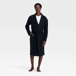 Men's Lightweight Robe - Goodfellow & Co™ Black S/M