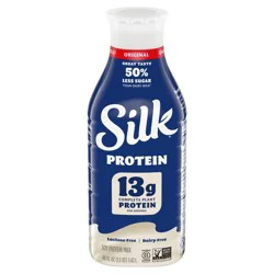 Silk High Protein Gluten Free Soy Milk - 48 fl oz