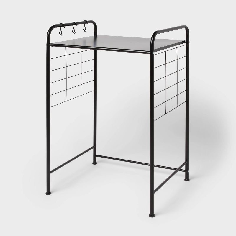slide 1 of 3, Small Kitchen Station Rack Black - Brightroom™, 1 ct