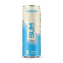 BUM Energy Drink Blue Snow Cone - 12 fl oz Can