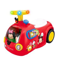 Disney Zoom n' Go Mickey Activity Ride-on with Zoom Cars Playset Pedal and Push Riding Toy