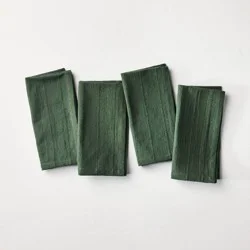 Hearth & Hand with Magnolia Set of 4 Cloth Napkin Green - Hearth & Hand™ with Magnolia